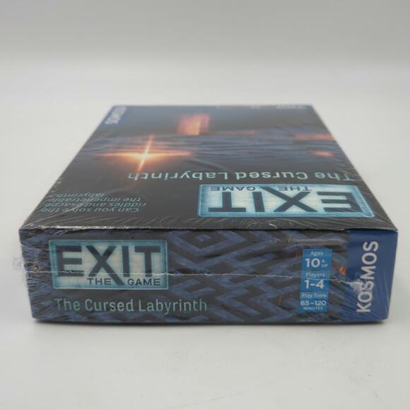 EXIT The Cursed Labyrinth Family-Friendly, Card-Based at-Home Escape Room Game - Picture 3 of 4